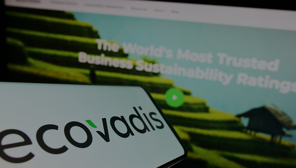 <h3><span class="blue">EcoVadis&nbsp;</span></h3>
<p>To know where we are compared to other companies, we undergo EcoVadis assessments. As part of the Solina group, we are proud to have achieved a silver EcoVadis certificate.</p>
<p>These give us insights into our performance related to 4 topics: environmental impact, labour and human rights, ethics, and procurement practices.</p>
<p>With a score of 71 in 2024, Solina sits in the top 15% of all companies rated by EcoVadis.</p>