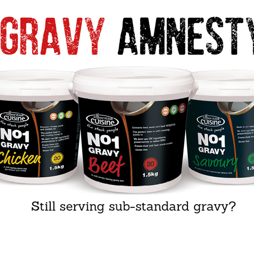 No1 Gravy the Preferred Choice of Consumers and Chefs in Independent Taste Tests