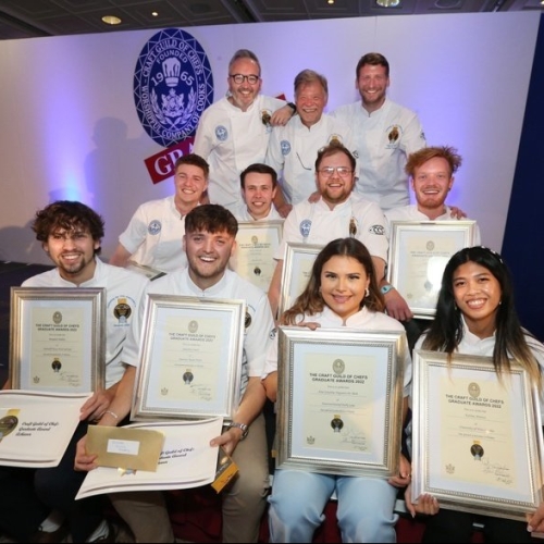 Eight young chefs achieve the Graduate Award in 20th anniversary year