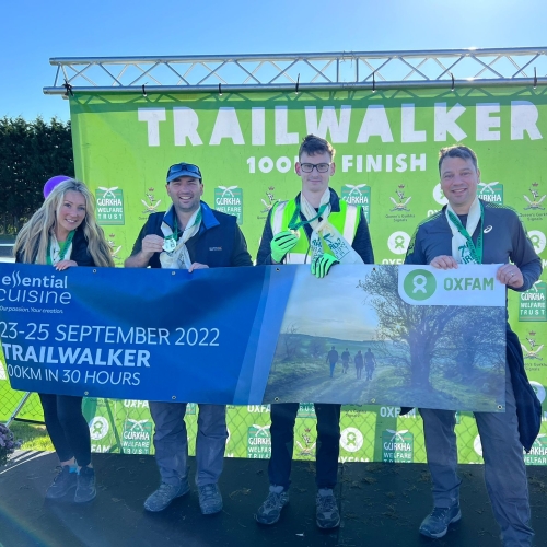 Team Essential walk 62 miles in 26 hours for Oxfam! 