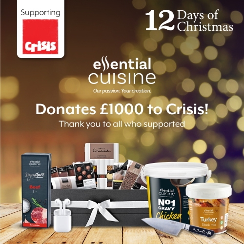 Essential Cuisine's "12 days of Christmas" raises £1000 for charity 