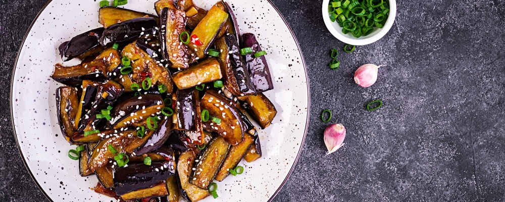 Sweet and Sour Aubergine