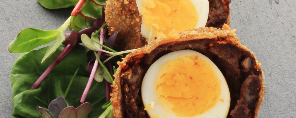 Apple and Black Pudding Scotch Eggs