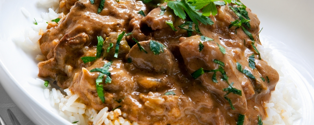 Slow Cooker Beef Stroganoff