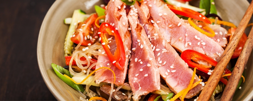 Aromatic Tuna Glass Noodle Salad