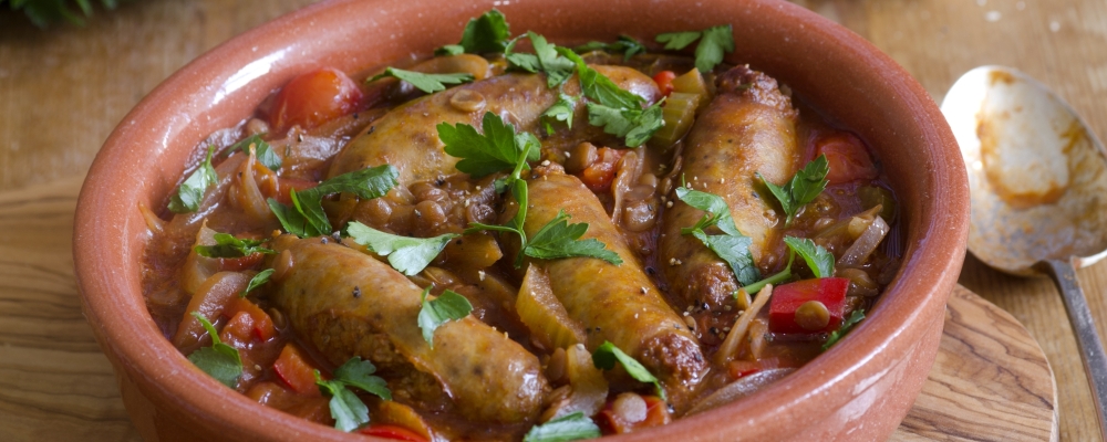 Vegan Sausage Casserole 