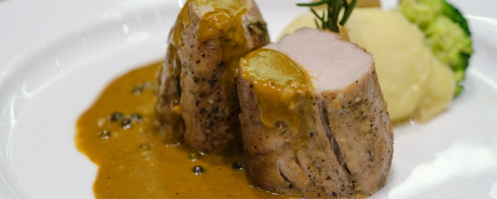 Peppered Pork Cream Sauce