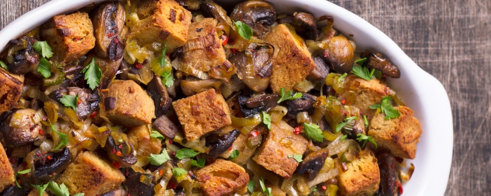 Festive Mushroom Stuffing