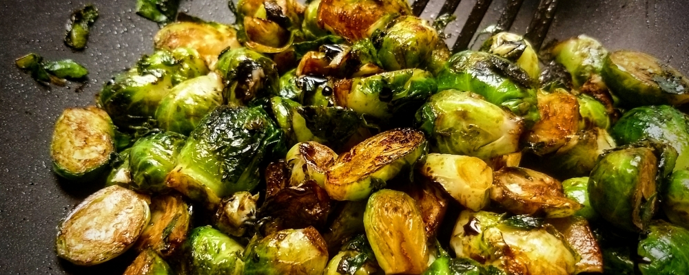 Pork Flavoured Roasted Sprouts 