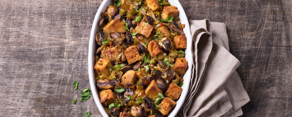 Festive Mushroom Stuffing