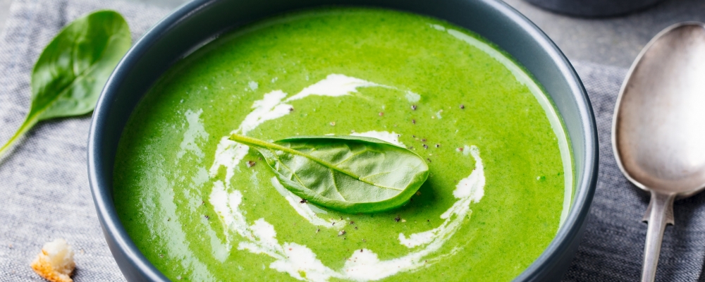 Garden Pea and Mint Soup