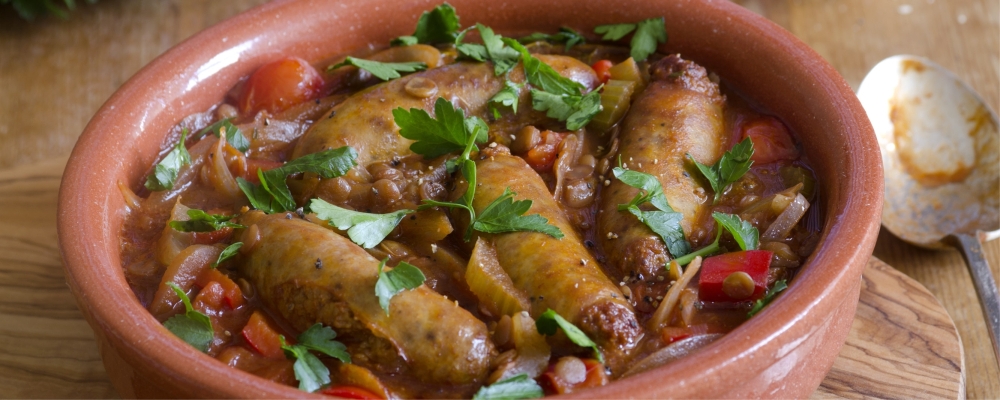 Vegan Sausage Casserole