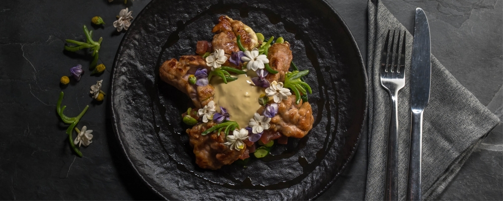 Lamb Sweetbreads with Foyet Sauce
