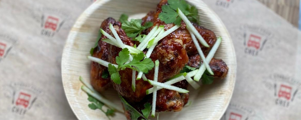 Miso Caramel Chicken Wings