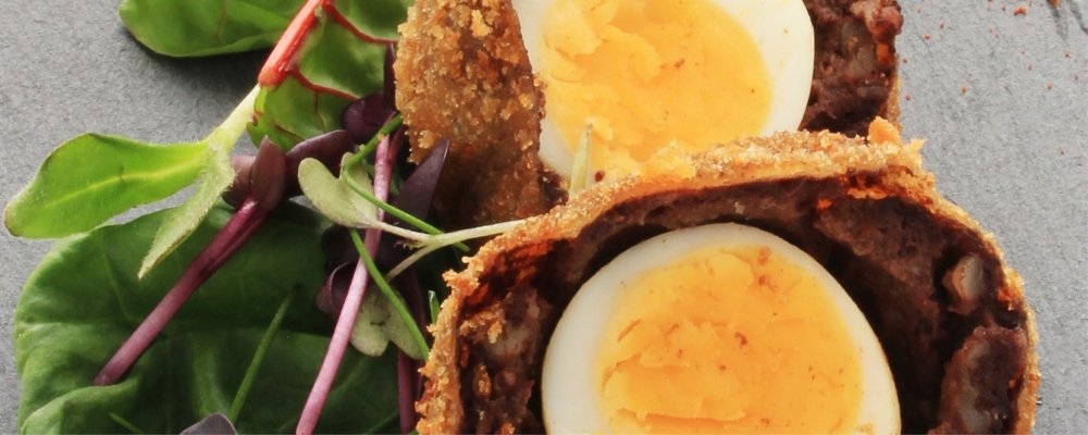 Apple and Black Pudding Scotch Egg