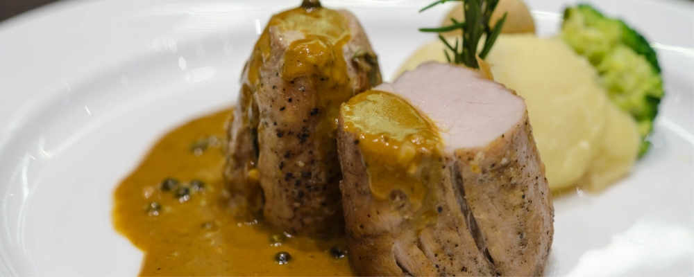 Peppered Pork Cream Sauce