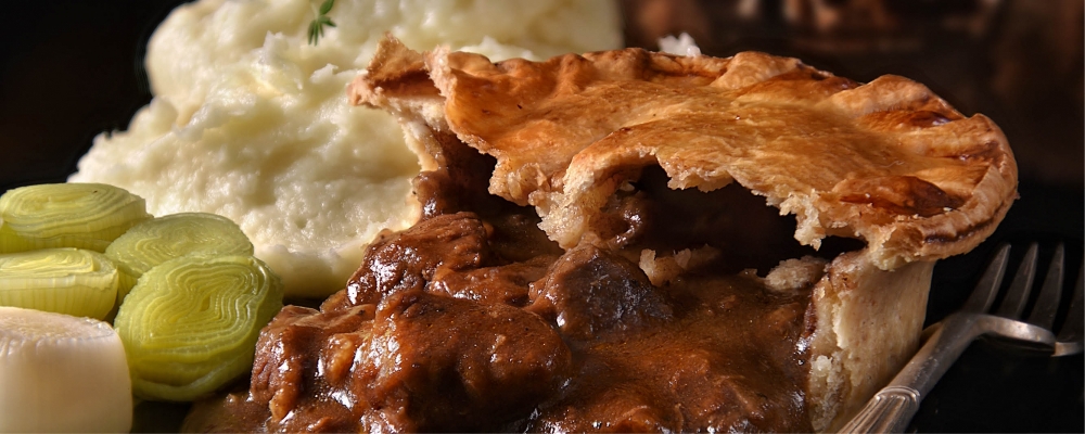Beef, Mushroom and Ale Pie