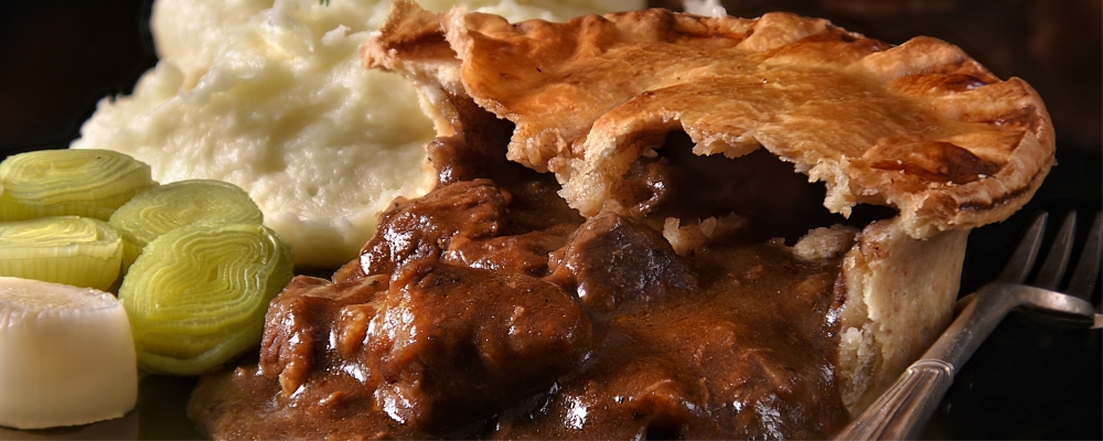Beef, Mushroom and Ale Pie