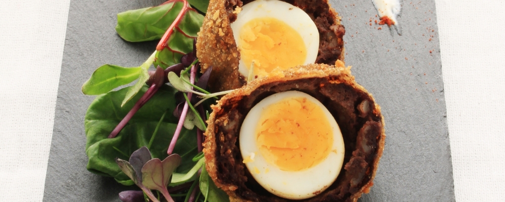 Apple and Black Pudding Scotch Egg
