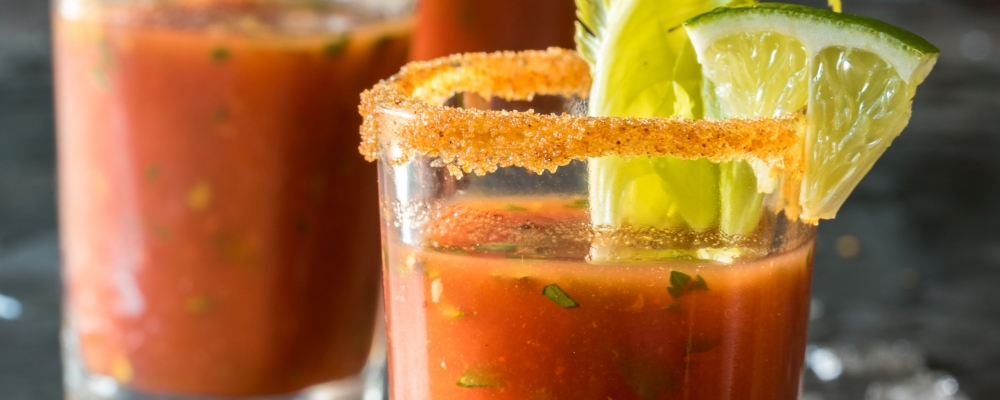 Bloody Mary Soup Shots