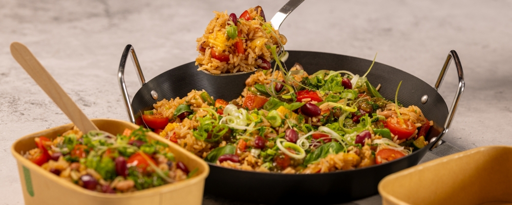 Jerk Rice and Beans Jambalaya