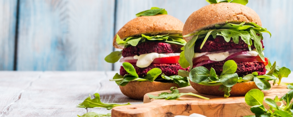 Beetroot and Halloumi Sliders