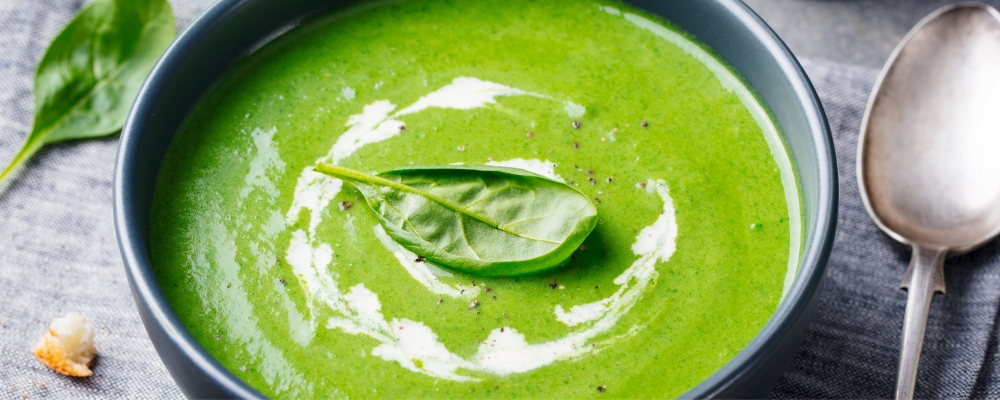 Garden Pea and Mint Soup