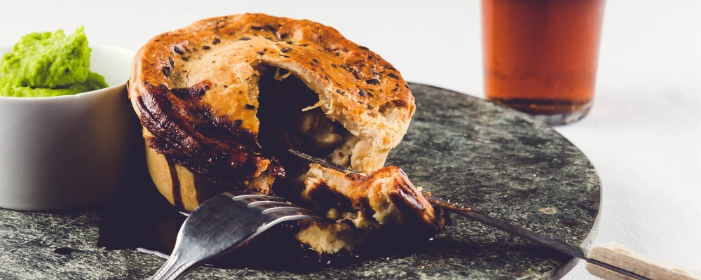 Venison and Stout Top Pie