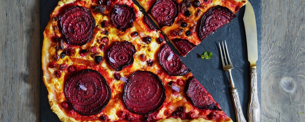 Goats Cheese and Beetroot Tart