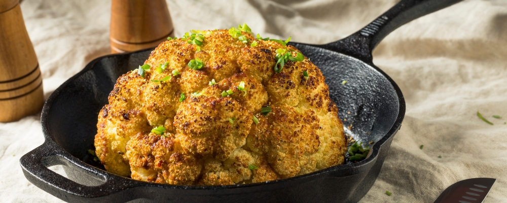 Whole Roasted Chermoula Cauliflower