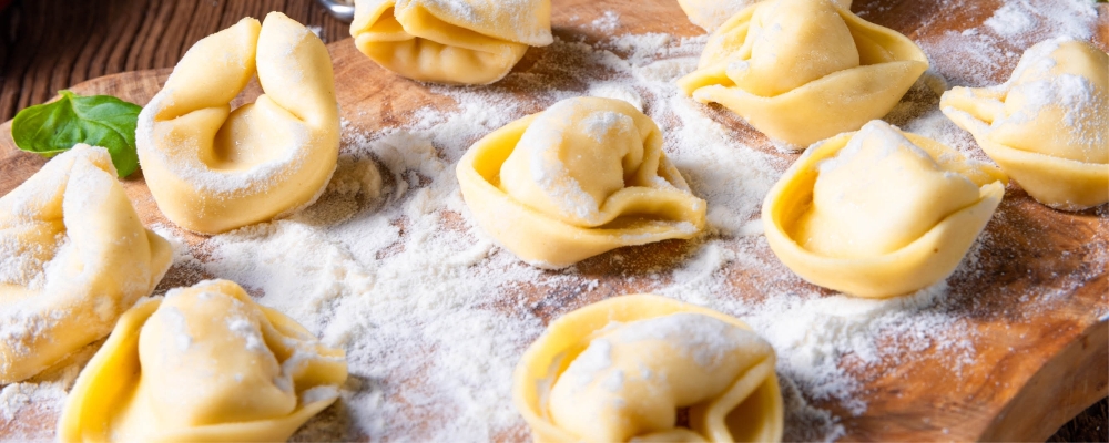Beetroot and Goats Cheese Tortellini 