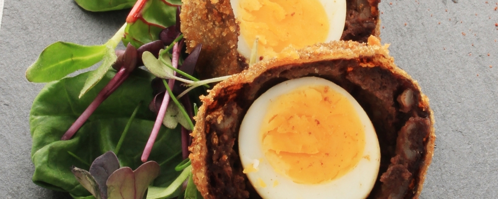 Apple and Black Pudding Scotch Egg