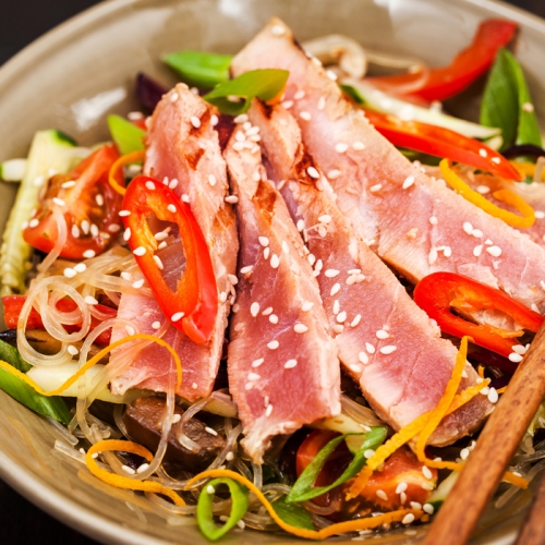 Aromatic Tuna Glass Noodle Salad