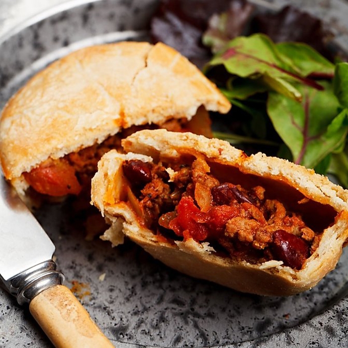 Beef, Bacon and Bean Pie