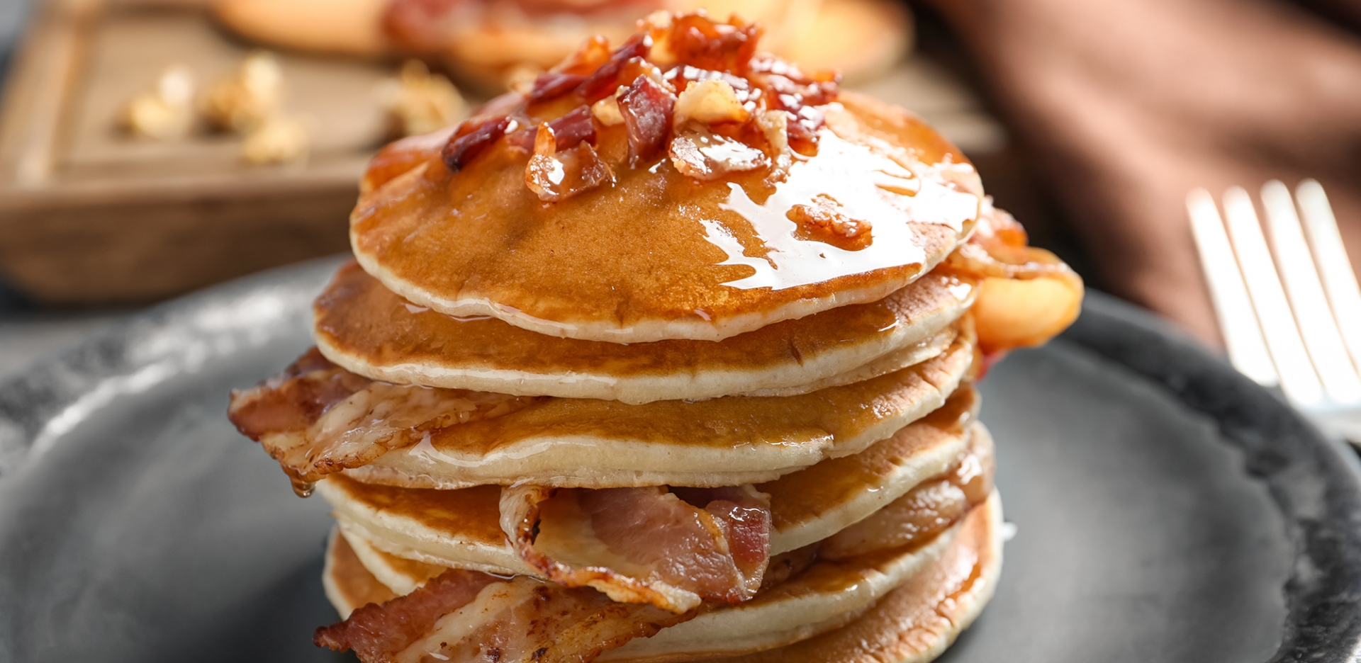 Beer and Bacon Pancakes