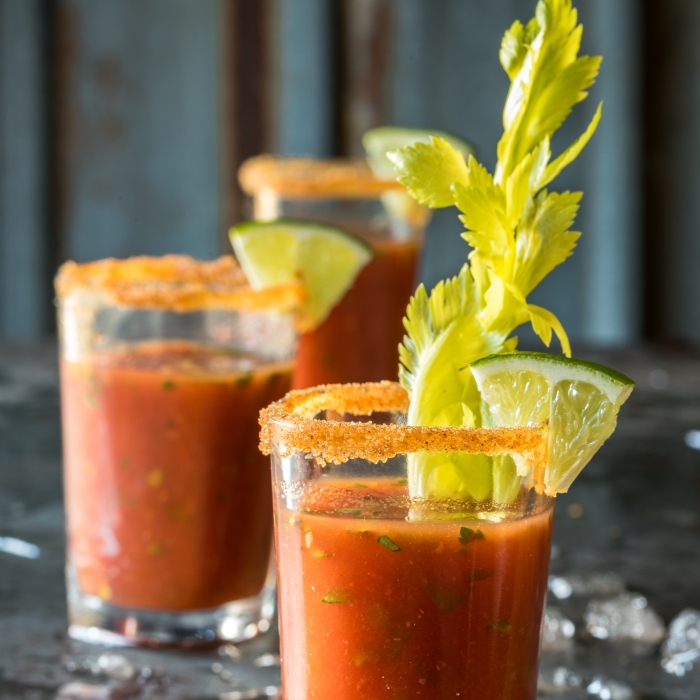 Bloody Mary Soup Shot