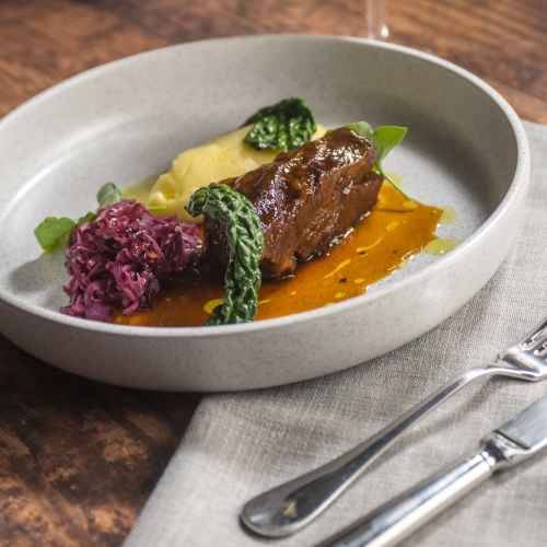 Braised Beef Cheek with Potato