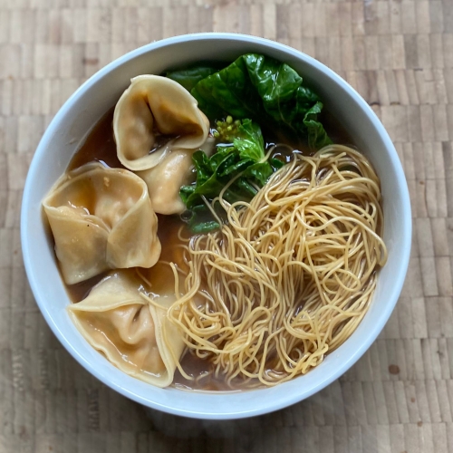 Cantonese-Style Prawn Wonton Soup