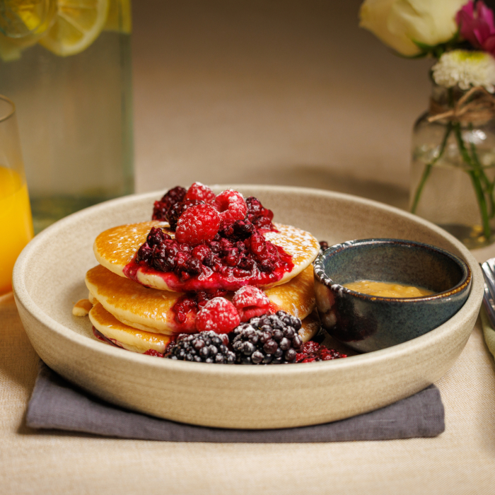 Cr&egrave;me Anglaise Pancakes