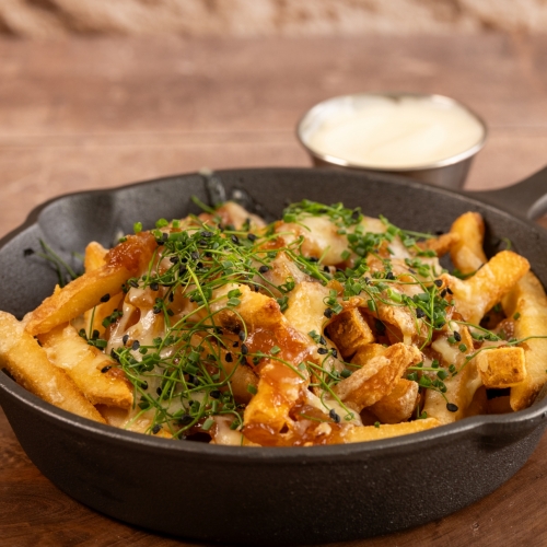 French Onion and Gruyere Dirty Fries