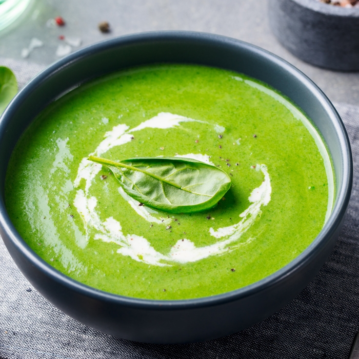 Garden Pea and Mint Soup