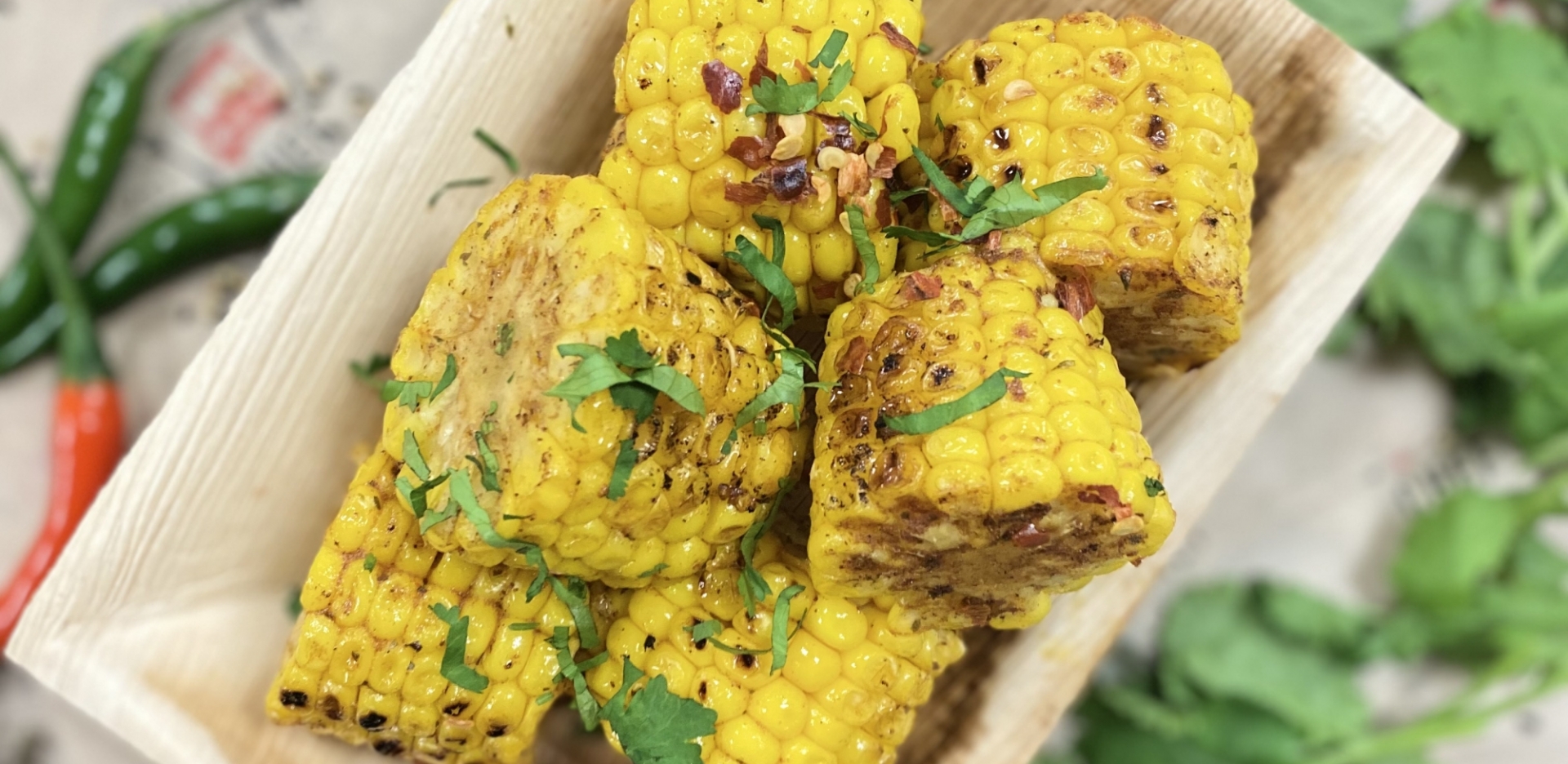 Indian Spiced Corn on the Cob
