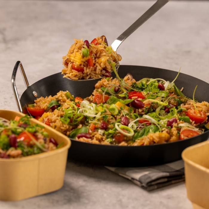 Jerk Rice and Beans Jambalaya