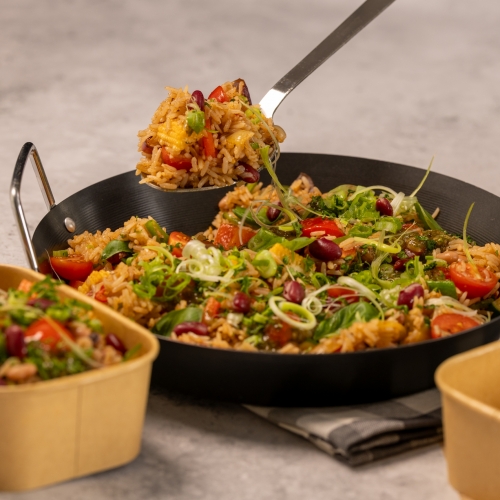 Jerk Rice and Beans Jambalaya