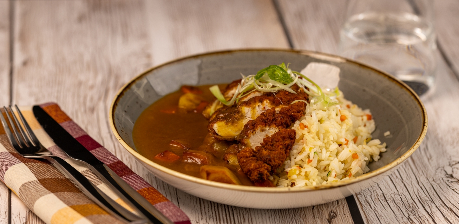 Katsu Chicken &amp; Fried Jasmine Rice