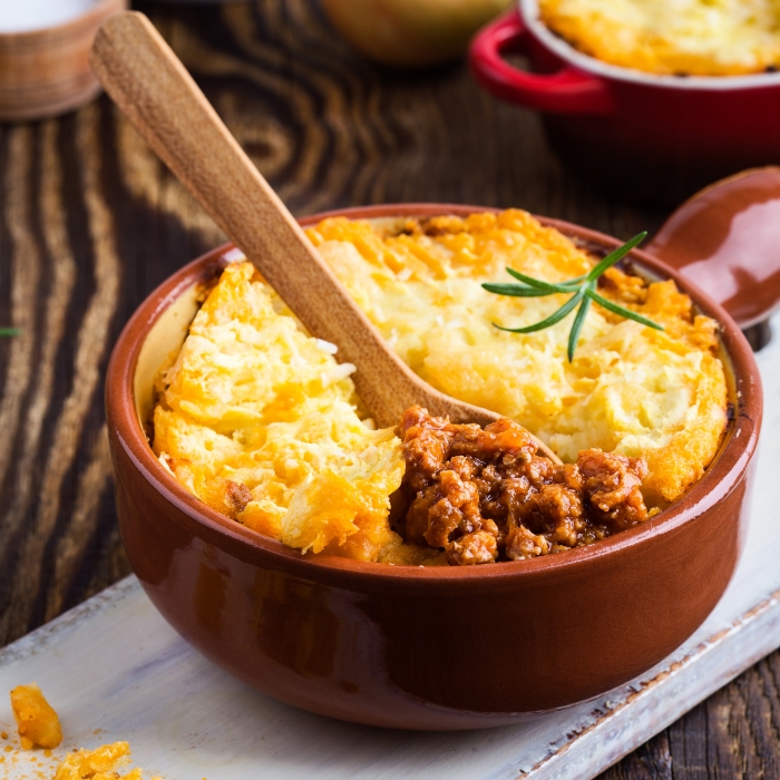 Shepherds Pie with Chedder Cheese Mash
