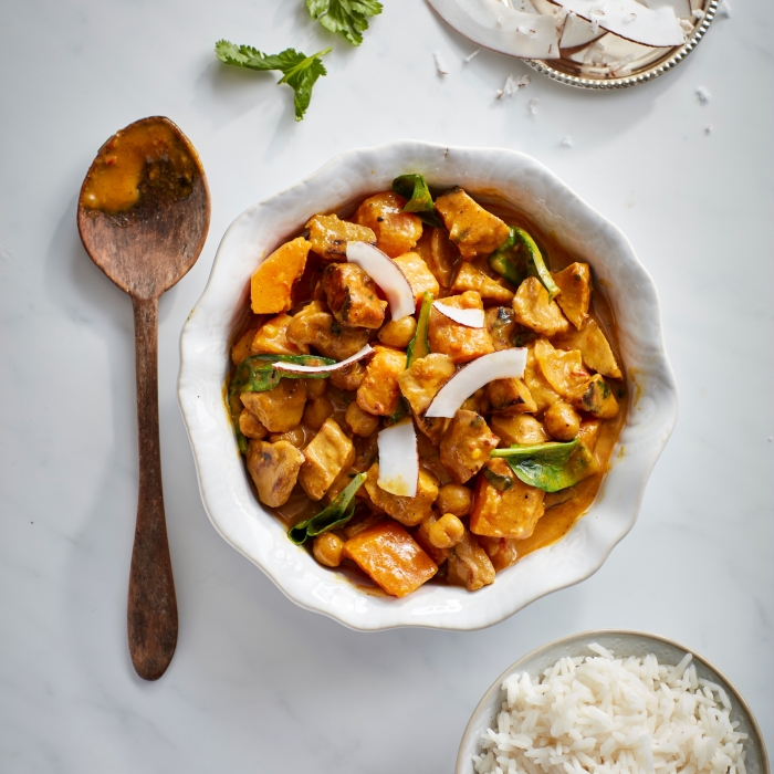 Sri Lankan Curry with Sticky Rice