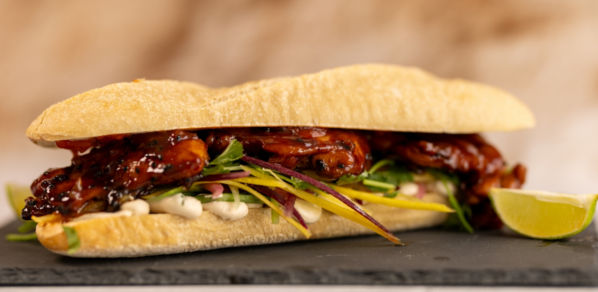 Sticky Onion Banh Mi 