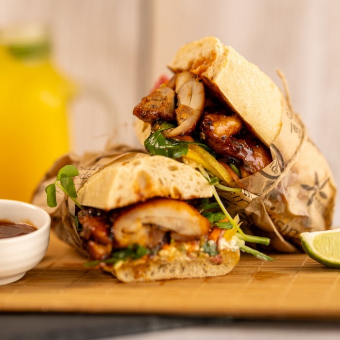 Sticky Onion Banh Mi 
