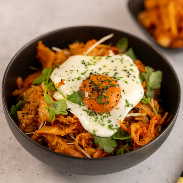 Turkey Kimchi Fried Rice with Korea Town Style Ketchup